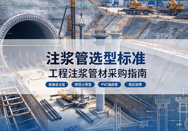 社旗注浆管选型标准